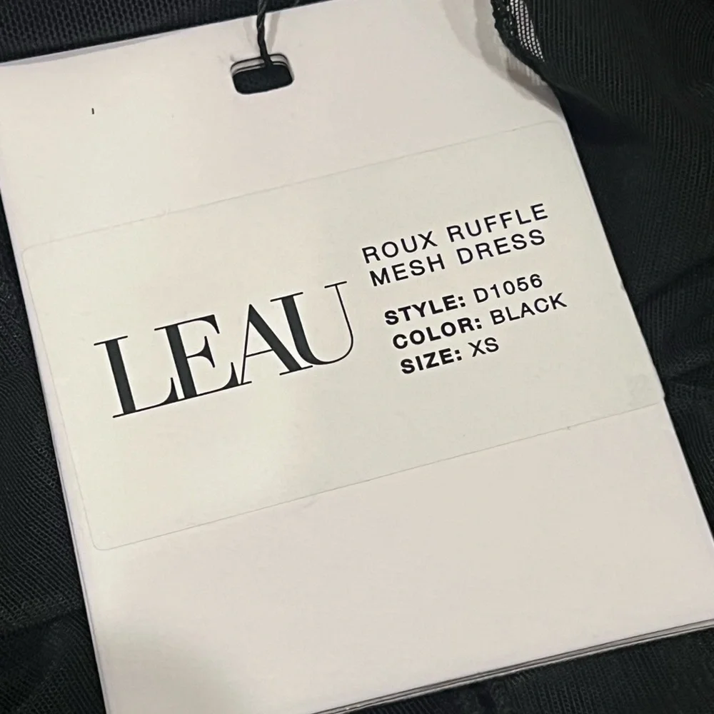 LEAU ROUX Ruffle Mesh Dress - Picture 7 of 8